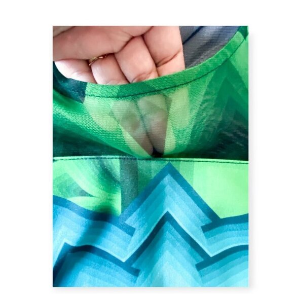 Desigual Multi-color Graphic Print Bodycon Dress, Size M - Picture 10 of 15